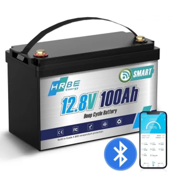 LiFePO4 12V/100Ah Акумулятор HRBEnergy з Bluetooth для систем резервного живлення LiFePO4 12V/100Ah Акумулятор HRBEnergy з Bluetooth для систем резервного живлення