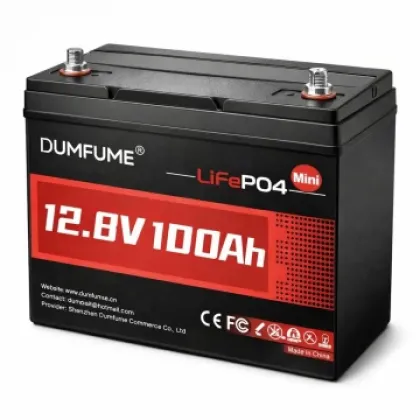 LiFePO4 12V 100Ah Dumfume Mini BMS 1280 Wh, для резервного живлення будинку