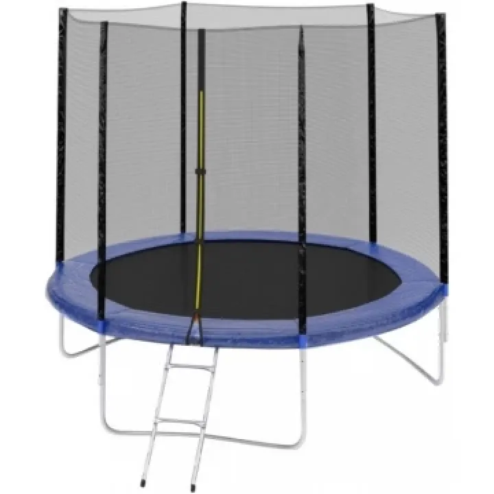 Батут High Jump 252 см сітка + драбинка, 8 футів Батут High Jump 252 см сітка + драбинка, 8 футів
