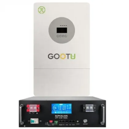 5 кВт+5 кВт LiFePO4 Комплект резервного живлення Інвертор Gootu+Акумулятор Supcelion LCD сенсорний екран, функція паралельної роботи 5 кВт+5 кВт LiFePO4 Комплект резервного живлення Інвертор Gootu+Акумулятор Supcelion LCD сенсорний екран, функція паралельної роботи