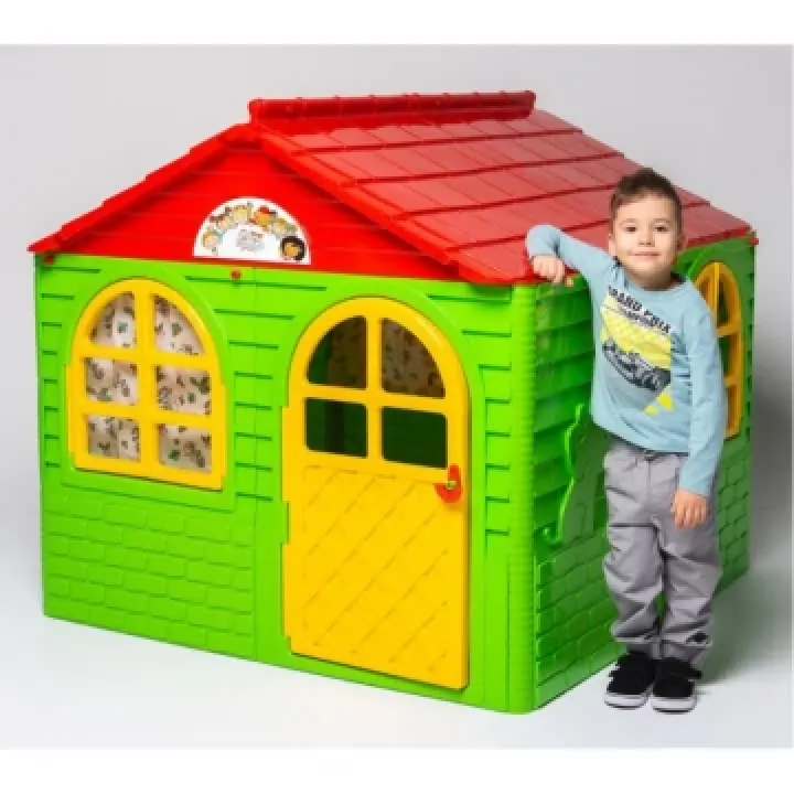 Будиночок для дітей Gardentoys 02550/3 середній зелено-червоний Будиночок для дітей Gardentoys 02550/3 середній зелено-червоний