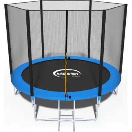 Батут King Sport 374 см c сіткою + драбина Батут King Sport 374 см c сіткою + драбина