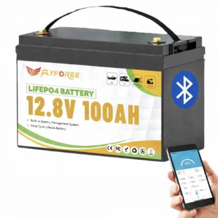 LiFePO4 12V / 100Ah (1280 Wh) з Bluetooth Акумулятор FLYFOREE для систем безперебійного живлення (UPS) будинку