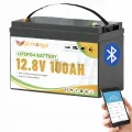 LiFePO4 12V / 100Ah (1280 Wh) з Bluetooth Акумулятор FLYFOREE для систем безперебійного живлення (UPS) будинку