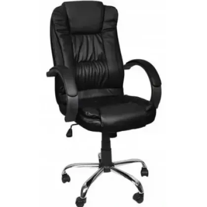 Офісне крісло Malatec 8983 еко-шкіра Чорне