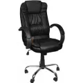 Офісне крісло Malatec 8983 еко-шкіра Чорне