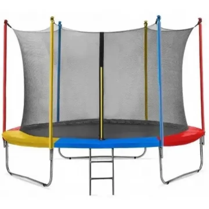 Батут Just Fun 312 см Multicolor внутрішня сіткa + драбинка Батут Just Fun 312 см Multicolor внутрішня сіткa + драбинка