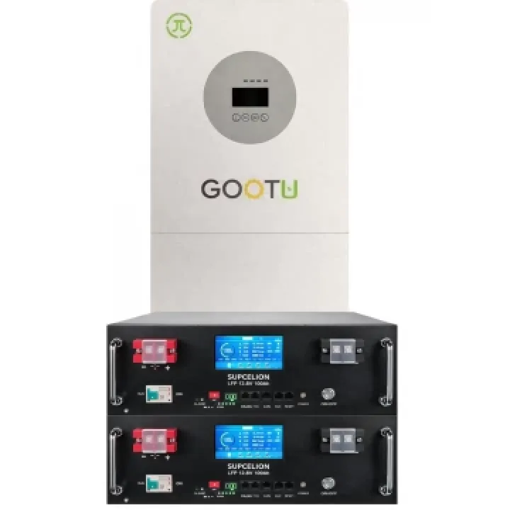 5 кВт+10 кВт LiFePO4 Комплект резервного живлення Інвертор Gootu +2 Акумулятора Supcelion LCD сенсорний екран, функція паралельної роботи 5 кВт+10 кВт LiFePO4 Комплект резервного живлення Інвертор Gootu +2 Акумулятора Supcelion LCD сенсорний екран, функція паралельної роботи