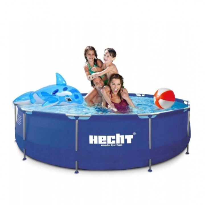 Басейн 300х76 каркасний 4383л Hecht круглий 3476 Bluesea Басейн 300х76 каркасний 4383л Hecht круглий 3476 Bluesea